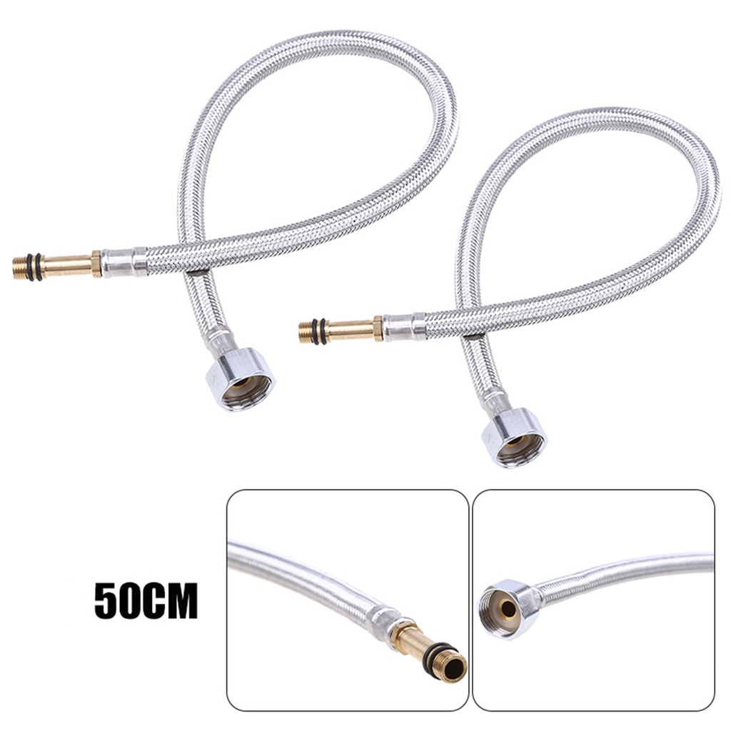 SALUDVEN MANGUERA FLEXIBLE AGUA C Y F 50 CM ALUMINIO