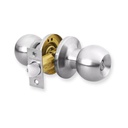 BRUFER CERRADURA DE POMO METALICA DE ACERO CON LLAVE