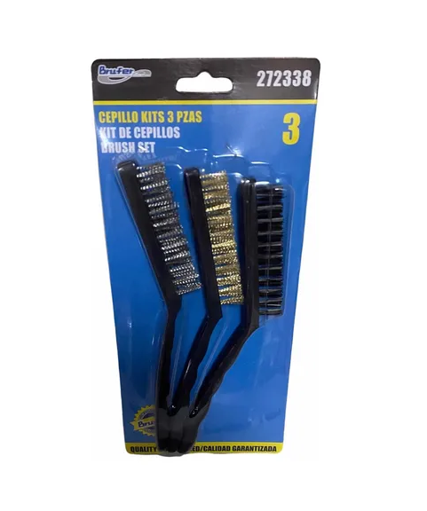 BRUFER KITS DE 3 CEPILLOS