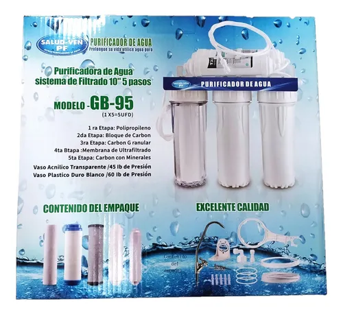 SALUD VEN  PURIFICADOR DE AGUA 10"5ETP / CON GRIF. CONC