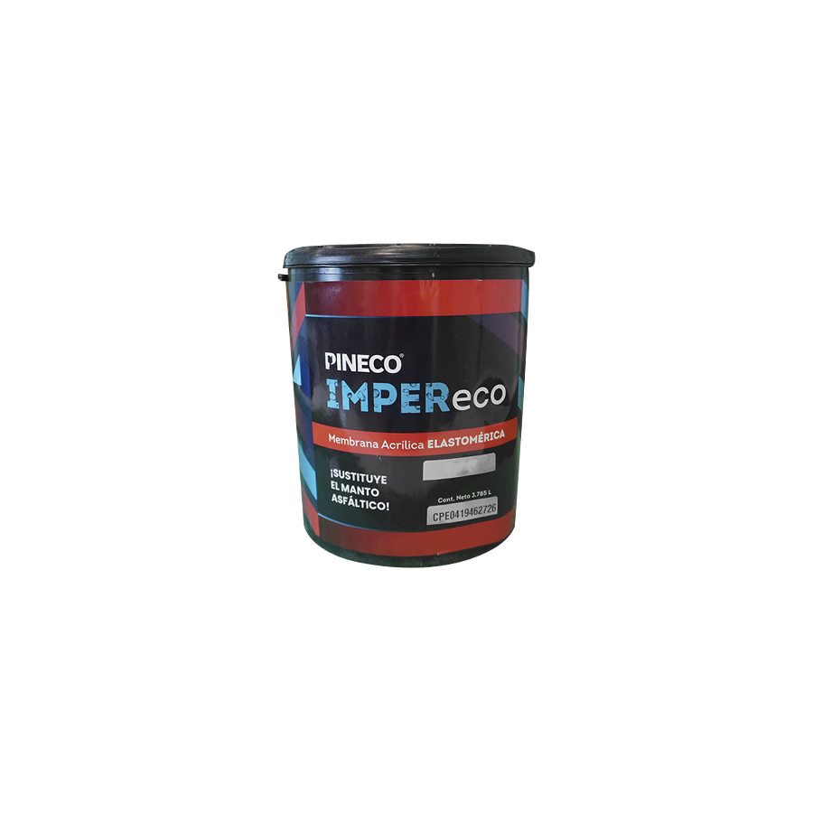 PINECO PINTURA IMPERMEABILIZANTE GALON PARA TECHOS GRIS MATE