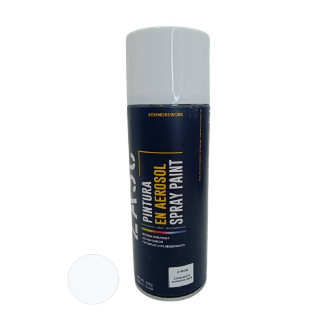 ZASC PINTURA SPRAY BLANCO BRILLANTE 400ML