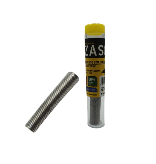 ZASC ESTAÑO EN ROLLO 1.0 MM 10GRS 40/60