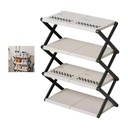 ZAPATERA PLEGABLE DE 4 NIVELES