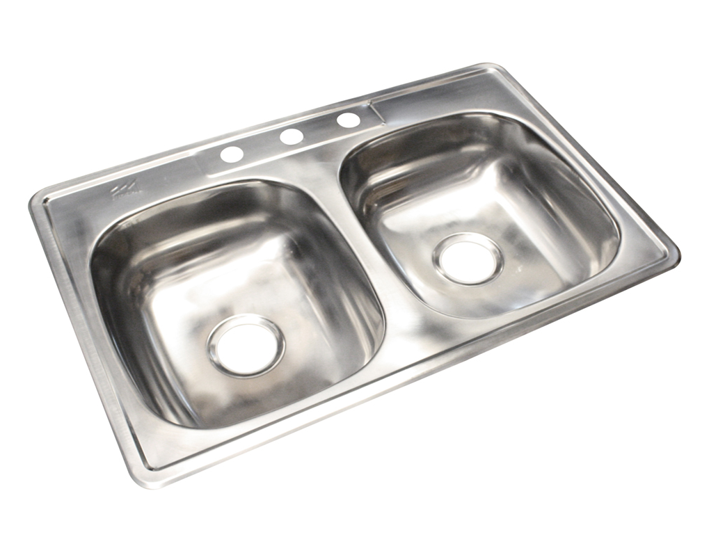 FERMETAL FREGADERO DOBLE PONCHERA  84x56 CM