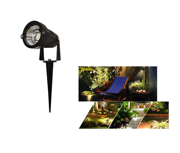 LAMPARA LED PARA JARDIN LUZ CALIDA