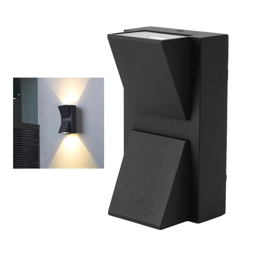 LAMPARA LED APLIQUE LUZ AMARILLA 2X3W (48W)