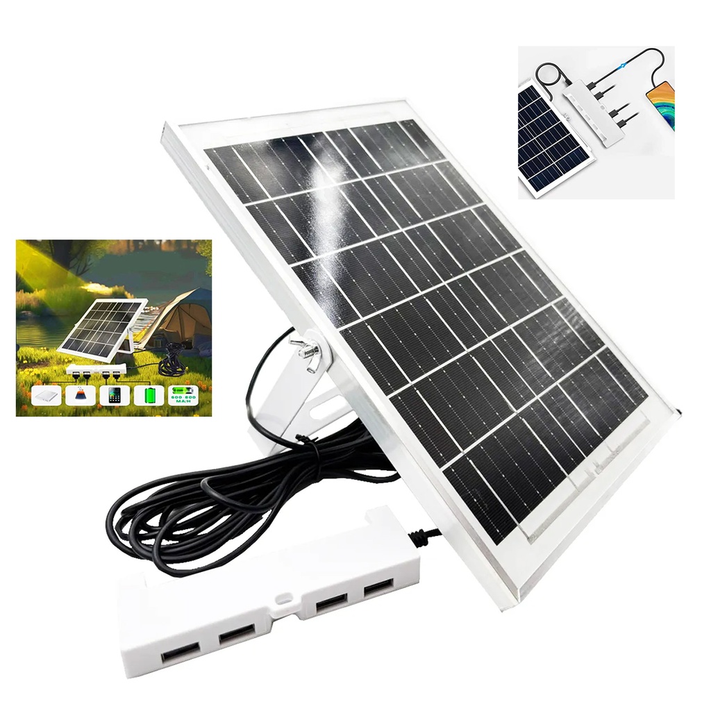 CARGADOR UNIVERSAL DE PANEL SOLAR (6W)