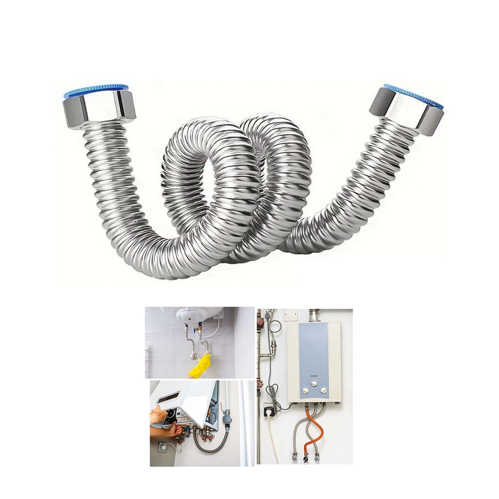 MANGUERA FLEXIBLE CALENTADOR DE AGUA (60CM)