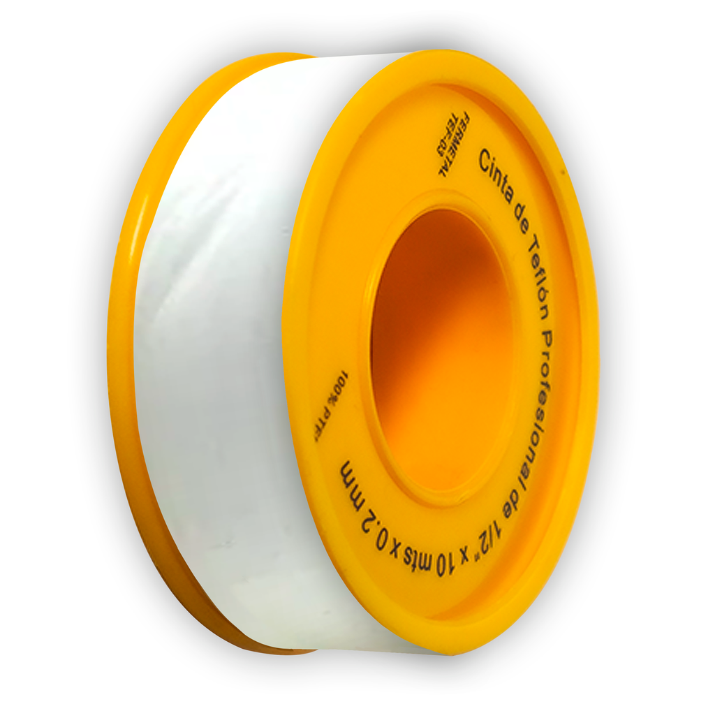 CINTA TEFLON PROFESIONAL 1/2 X 10 MTS