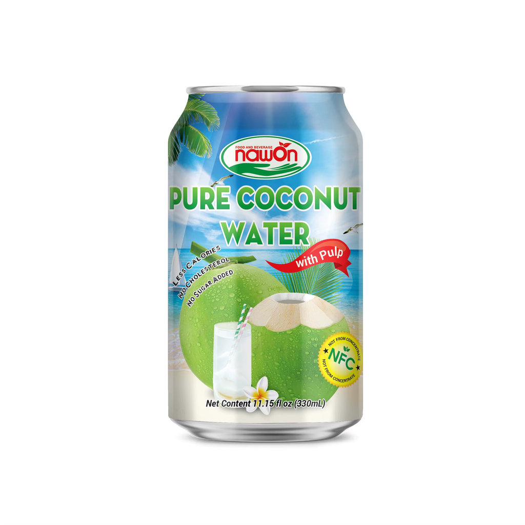 NAWON AGUA DE COCO SIN PULPA NAT 330ML