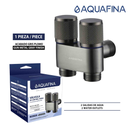 AQUAFINA VALVULA DE CONTROL DOBLE GRIS PLOMO