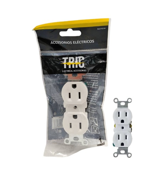 TRIC TOMA DOBLE 270 BLANCA 2P + T