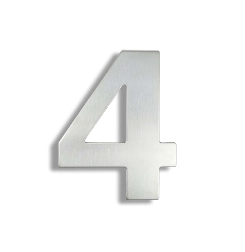 NUMERO 4 METALICO