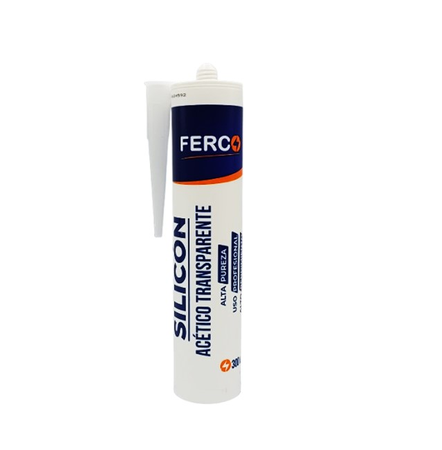 FERCO SILICON TRANSPARENTE 300 ML USO PROFESIONAL
