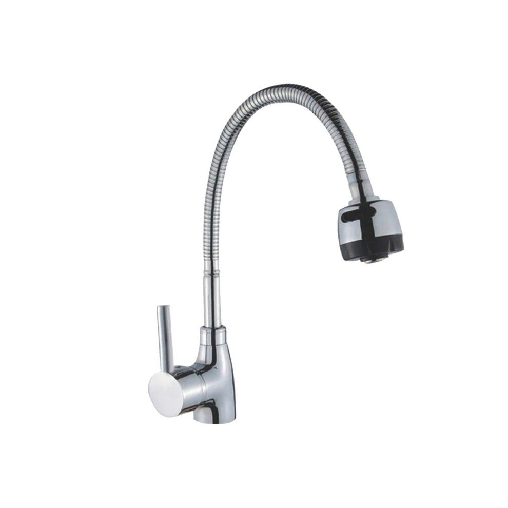 LLAVE PARA FREGADERO CUELLO FLEXIBLE DOBLE FUNCION AIREADOR PLASTICO