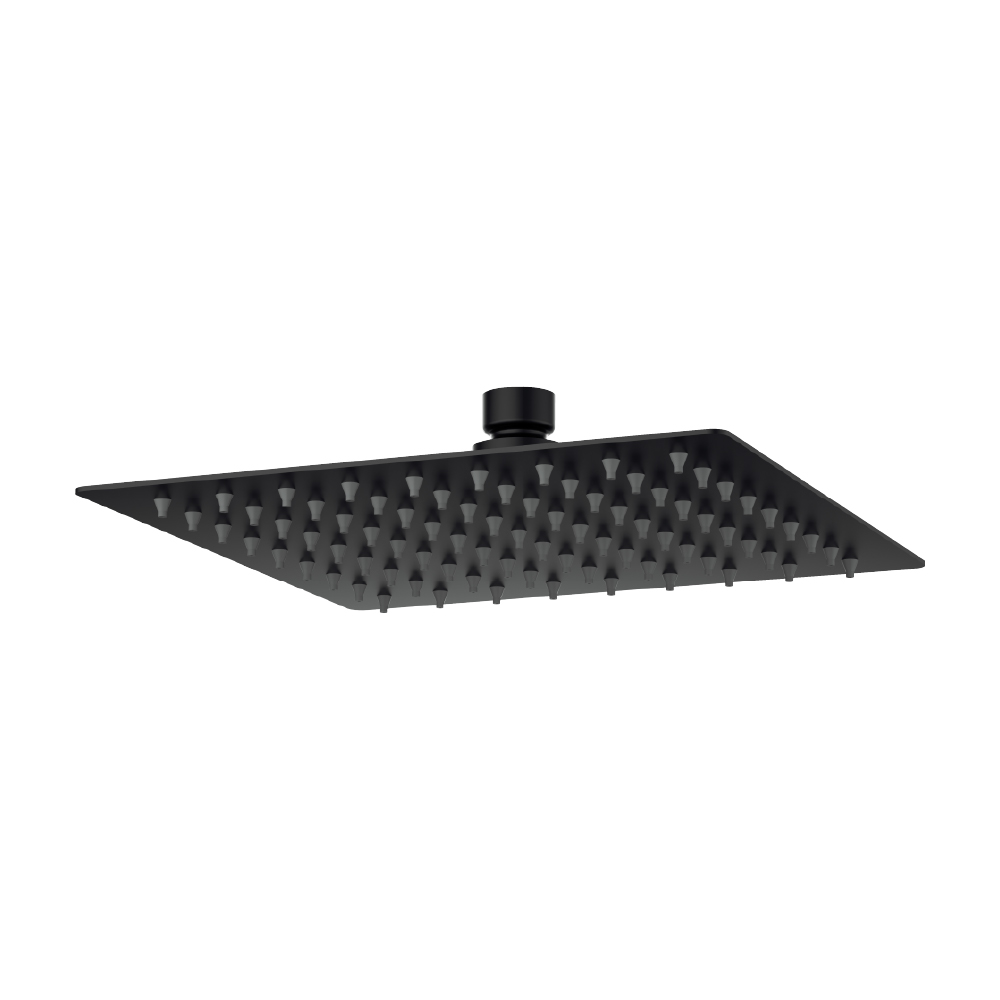 DUCHA ULTRA SLIM 8" CUADRADA C/NEGRO