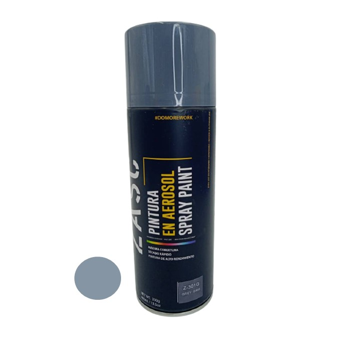 ZASC PINTURA SPRAY GRIS 400ML