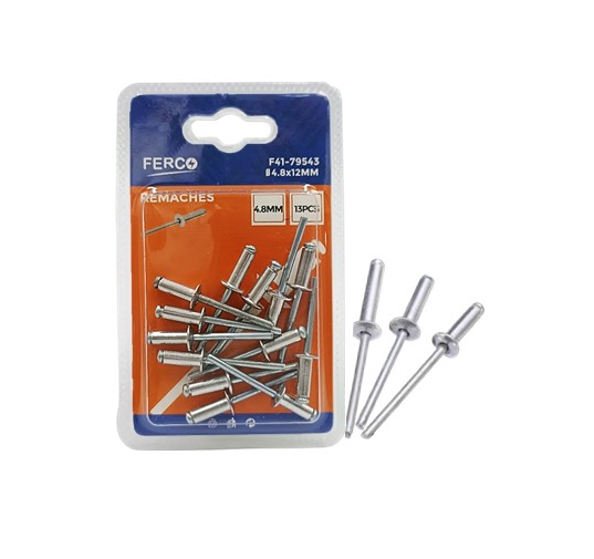 FERCO REMACHE CIEGO NATURAL 4.8X20mm(13/16")