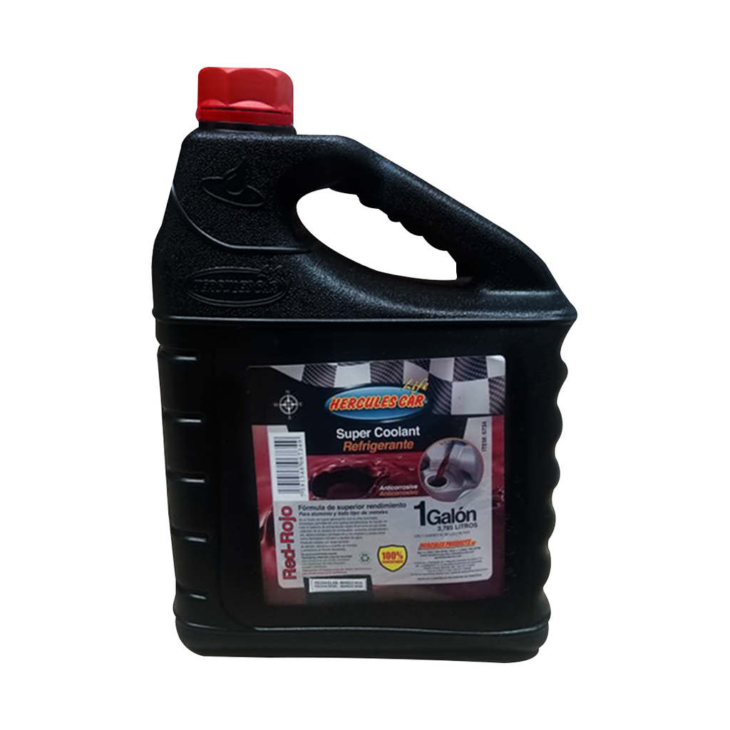 HERCULES CAR  REFRIGERANTE ROJO SUPER COOLANT
