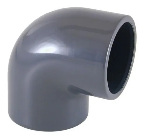 AQUA CODO PVC SOLDADO 2" X 90º COLOR GRIS