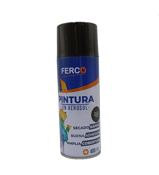 FERCO PINTURA SPRAY NEGRO ALTA TEMPERATURA 400ML