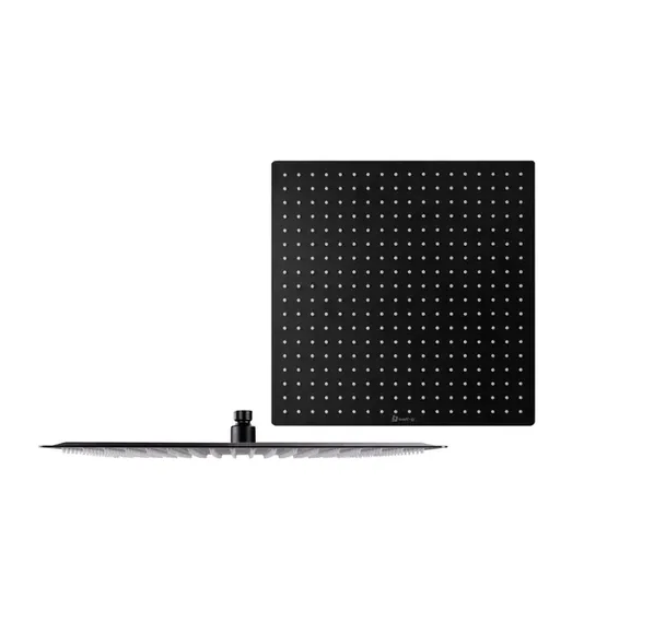 BELT-G REGADERA ANTICALCAREA 16" ULTRA PLANA CUADRADA BLACK