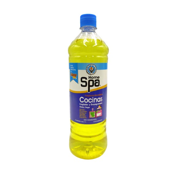 LIMPOTEX LIMPIADOR DESENGRASANTE P/COCINA,AROMA MANDARINA 1LTS