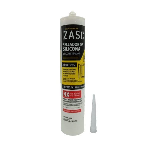 ZASC SILICON BLANCO MULTIUSOS 300ML