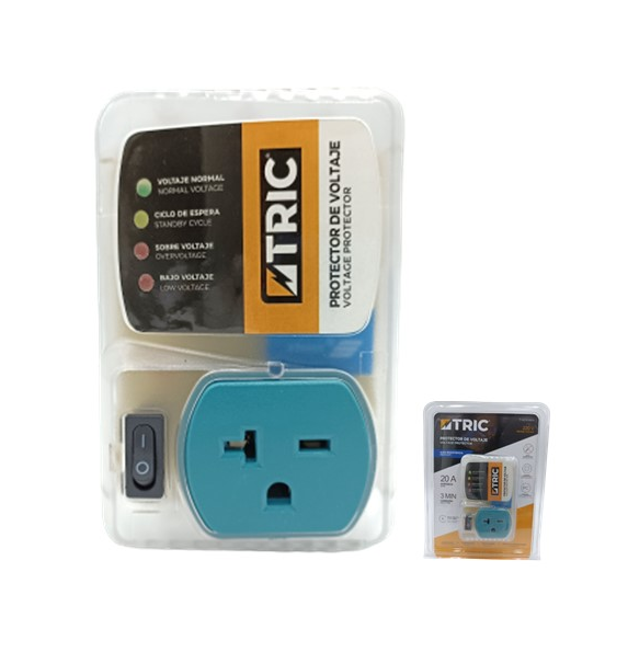 TRIC PROTECTOR DE VOLTAJE P/EQUIPOS ELECTRICOS 220V/20A(TOMA TIPO C)