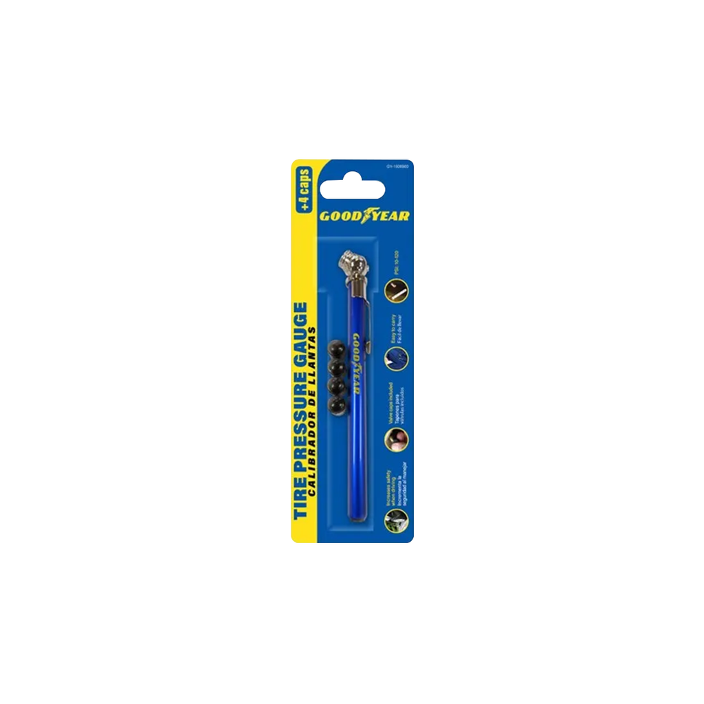 GOODYEAR MEDIDOR DE PRESION NEUMATICO 5 PZS AZUL
