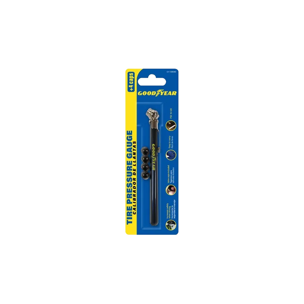 GOODYEAR MEDIDOR DE PRESION NEUMATICO 5 PZS NEGRO