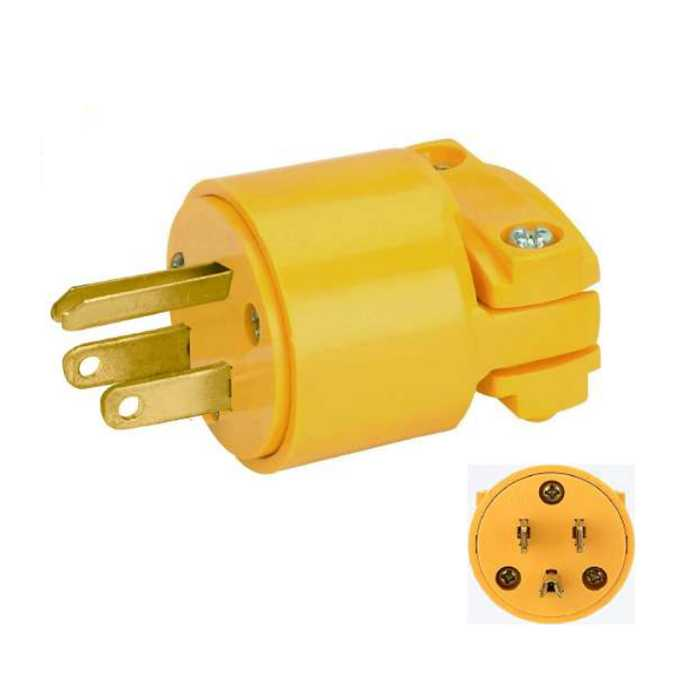 ENCHUFE MACHO 3 PATAS (20A,125V)