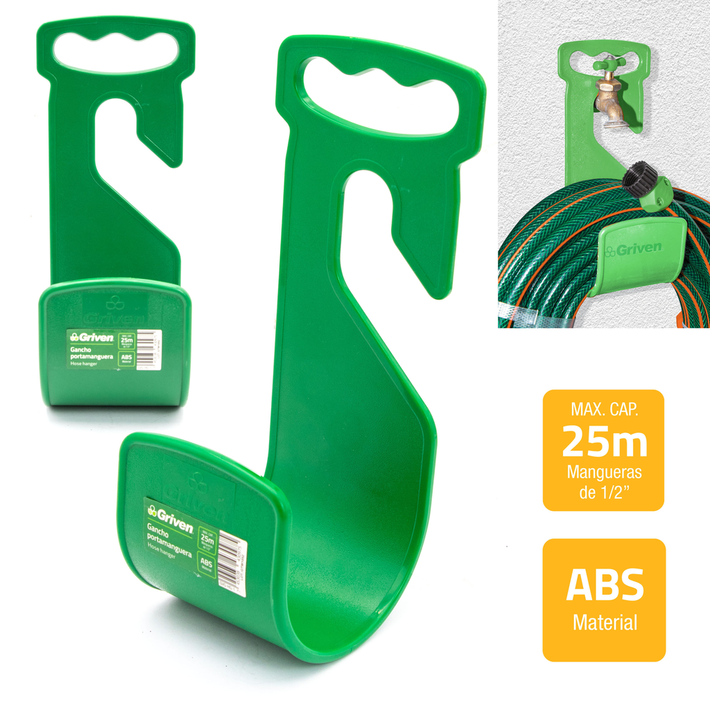 GRIVEN PORTAMANGUERA 25M MANGUERAS DE 1/2