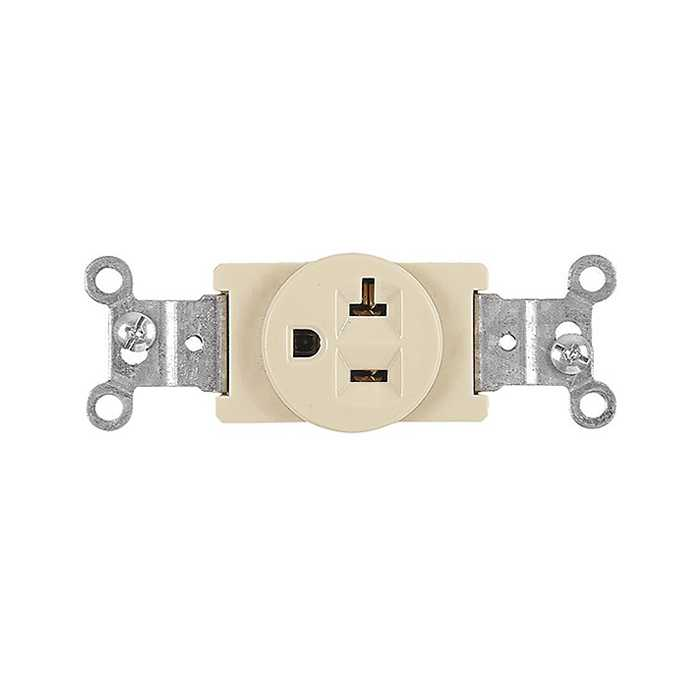 TOMA CORRIENTE SENCILLO T HORIZONTAL