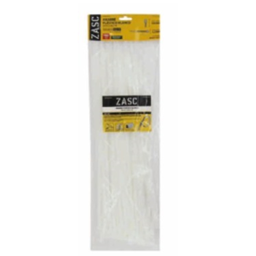 ZACS TIRRAP PLASTICO BLANCO 100PCS/BAG 3.6X150MM