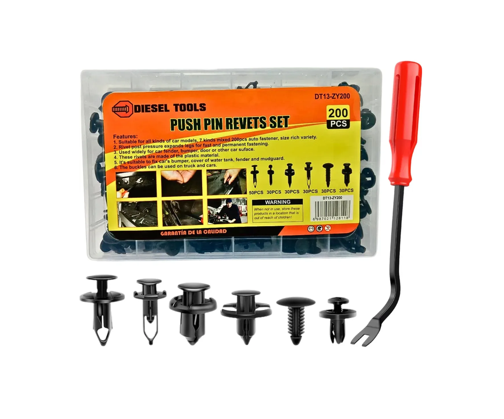 DIESEL TOOLS CLIPS GRAPAS BROCHES 200 UNID