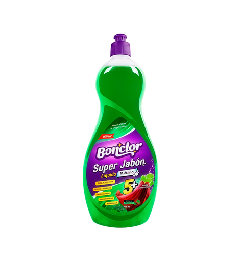 [000107] BONCLOR SUPER JABON LIQUIDO MULTIUSO AROMA LIMON FRESH 790ML