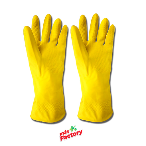 [000175] MAS FACTORY GUANTES DOMESTICOS TALLA L AMARILLO