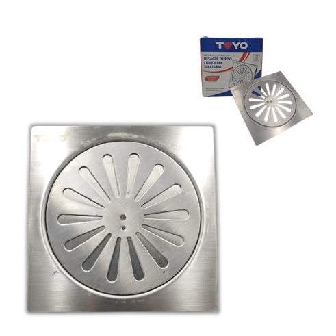 [04-FR-21619] TOYO REJILLA STANDARD 4" CON CIERRE GIRATORIO
