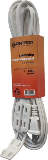 [51E24200] SPINTRON EXTENSION SEMI - INDUSTRIAL 3 SALIDAS STP-216AWG/2C