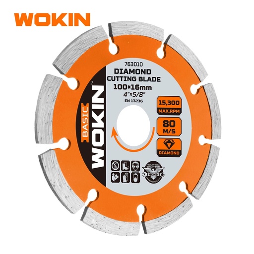 [763118] WOKIN DISCO DIAMANTADO PARA TRABAJO SECO 7"X7/8"