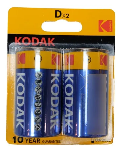 [85787] KODAK MAZ PILA SUPER ALCALINA D BLISTER x 2