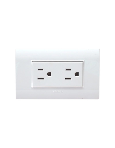 [BL-118K-06] PICKENS TOMA DOBLE 2 POLOS + TIERRA BLANCO