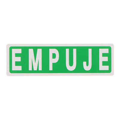 [F08103] BEST VALUE SEÑAL DE INFORMACION "EMPUJE"