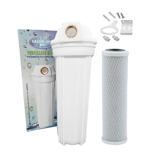 [GB-03-B] PURIFICADOR 10" BLANCO SENCILLO