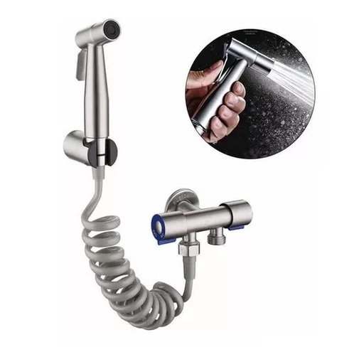 [GB-127] SALUD-VEN KIT DE DUCHA TIPO TELEFONO ACERO INOXID