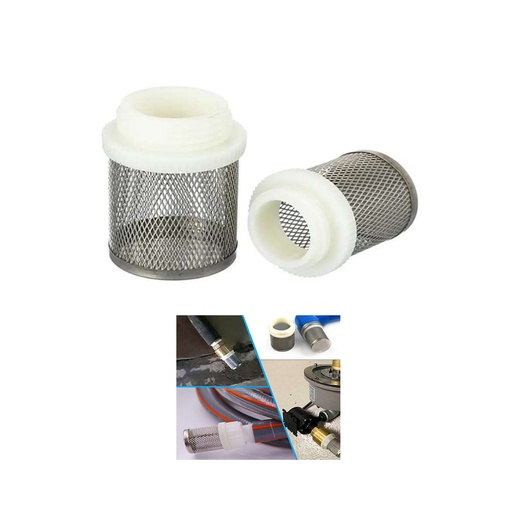 [GB-266] FILTRO DE MALLA P/ VALVULA CHECK 3/4" PQT 2 UNID