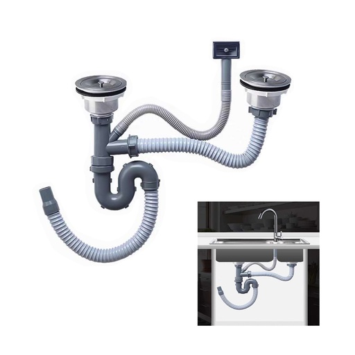 [GB-406] KIT DE LAVAPLATO DOBLE 1 1/2