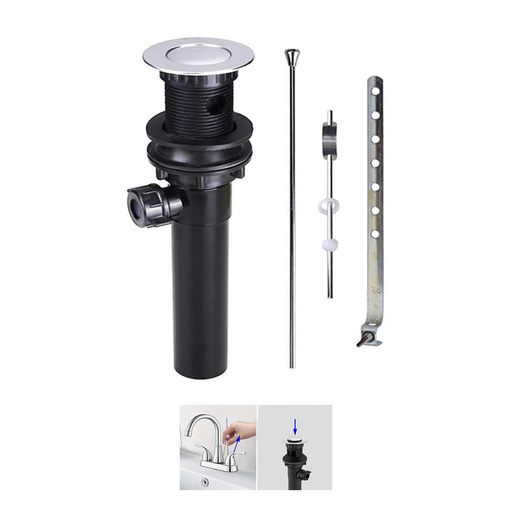 [GB-446] DESAGUE PLASTICO CON PISTON AUTOMATICO